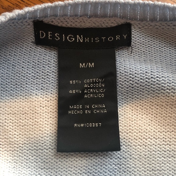 ⭐️ Design History Blue & White Tie Dye Sweater - Size MEDIUM - Picture 7 of 8